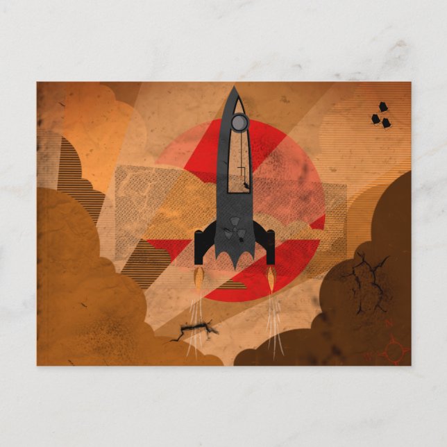 Vintage Space Postcard (Front)