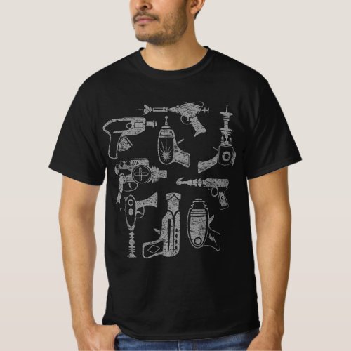 Vintage Space Ray_Gun Collection _ Retro T_Shirt