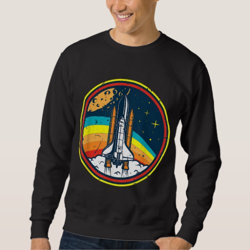 Vintage Space Shuttle _ Space Lover  Astronomy St Sweatshirt