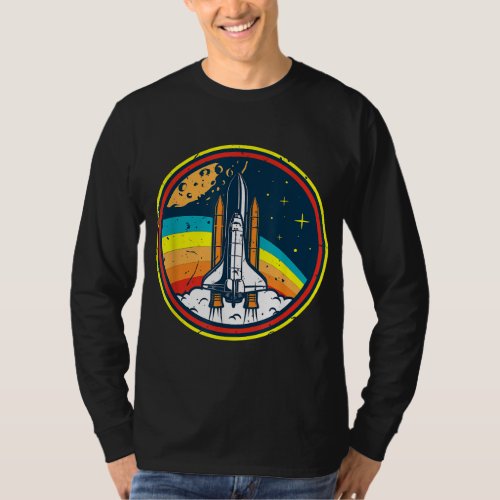 Vintage Space Shuttle _ Space Lover  Astronomy St T_Shirt