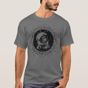 Vintage space travel astronaut monkey T-Shirt