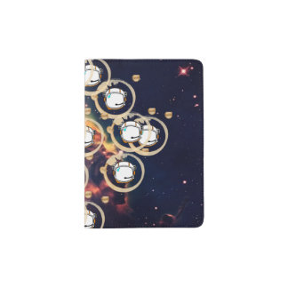Vintage Spaceman  Passport Holder