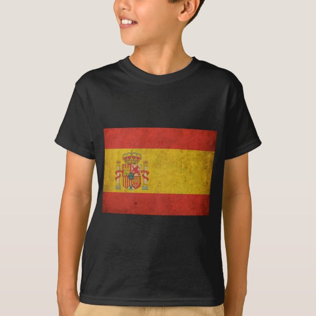 Vintage Spain Flag T-Shirt (Front)