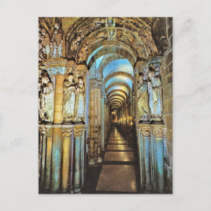 Vintage Spain, Santiago de compostella Postcard