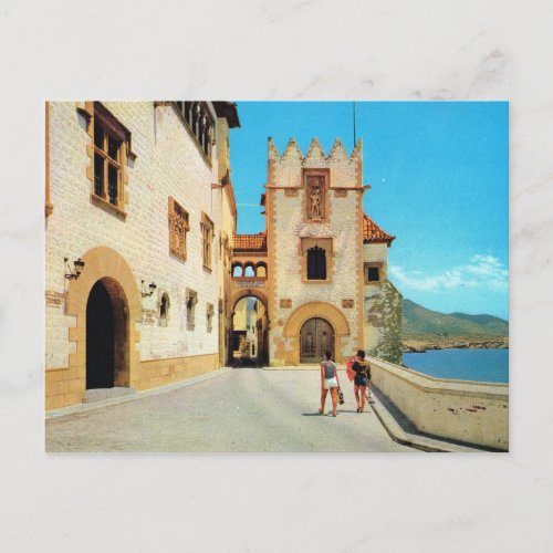 Vintage Spain  Sitges Museum Postcard