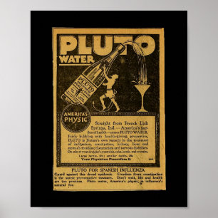 Vintage spanish flu tonic medication advertisement poster