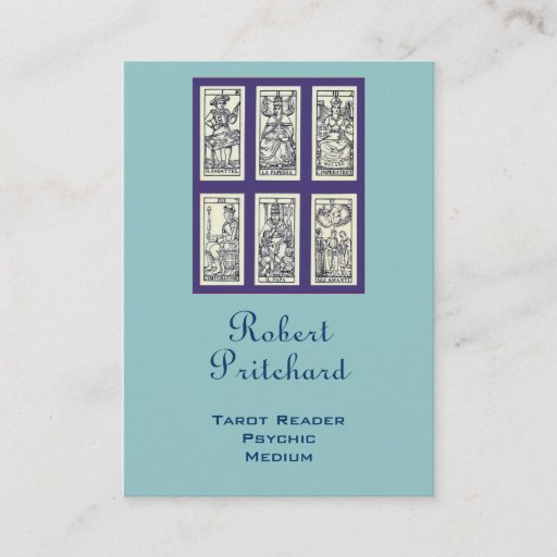Customizable Vintage Spanish Tarot Business Cards