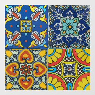 Vintage Spanish Tile Floor Decals