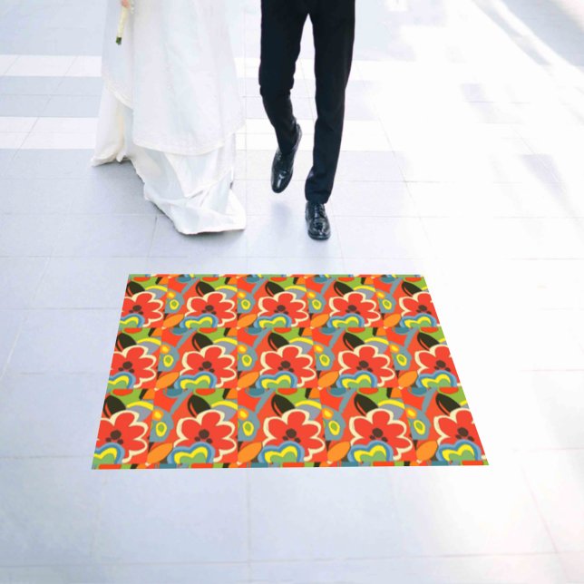 Vintage Spanish Tile Floor Decals (Wedding)