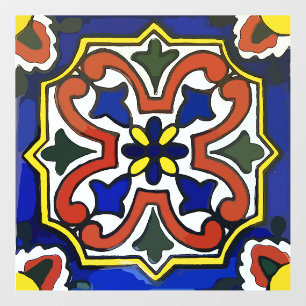 Vintage Spanish Tile Floor Decals