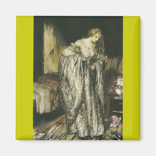 Vintage Sparkle Dress Princess Magnet (Front)