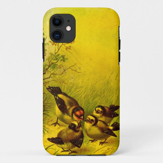 Vintage Sparrows iPhone 5 Case (Back)