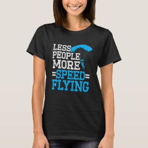 Vintage Speed Flying Pilot Paragliding Retro Speed T-Shirt