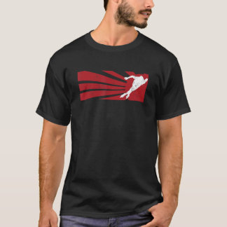 vintage Speed Skating man Speed skater Speed Skat T-Shirt