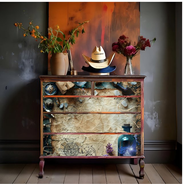 Vintage Spell Bottle Decoupage Print  Tissue Paper (Creator Uploaded)