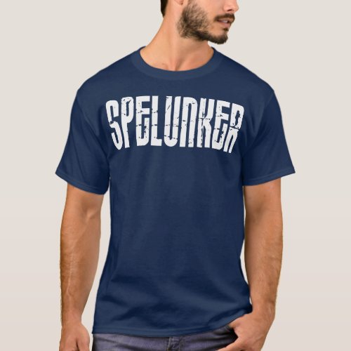 Vintage Spelunker  Spelunking Caving Men Women  T_Shirt