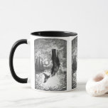 Vintage Sperm Whale Breaching, Marine Life Animals Mug