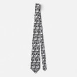 Vintage Sperm Whale Breaching, Marine Life Animals Tie