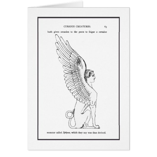 Vintage Sphinx illustration (Front)