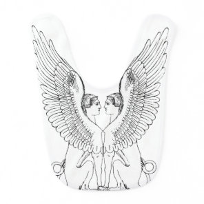 Vintage Sphinx illustration Bib