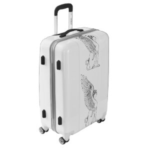 Vintage Sphinx illustration Luggage