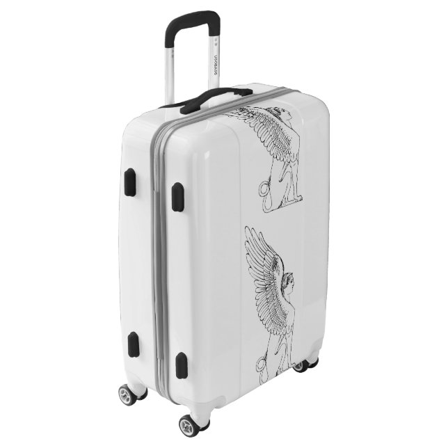 Vintage Sphinx illustration Luggage (Rotated Left)