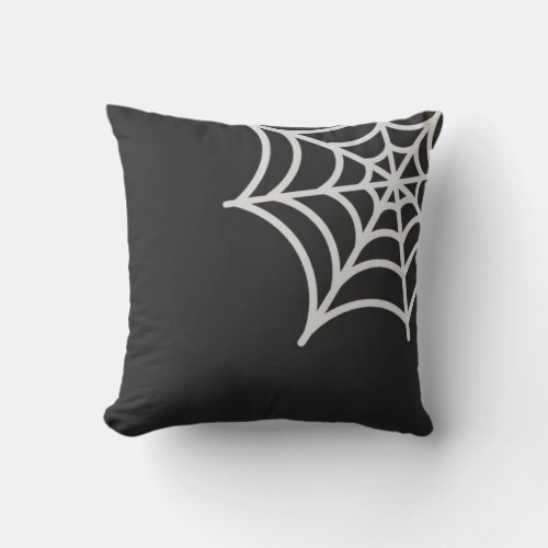 Vintage Spider Web Throw Pillow