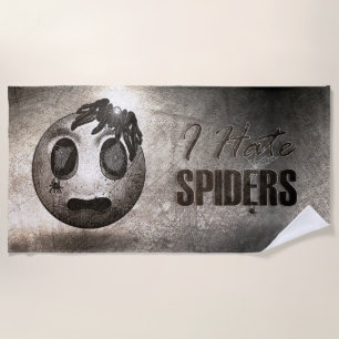 Vintage Spidermoji Beach Towel