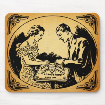 Vintage Spirit Talking Board Graphic Mouse Pad by Vintage_Halloween at Zazzle
