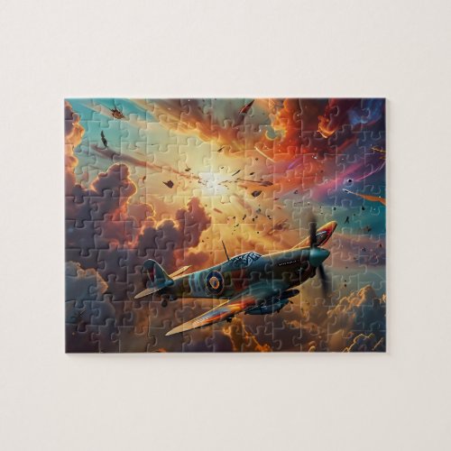 Vintage Spitfire Puzzle Piece Together History  Jigsaw Puzzle