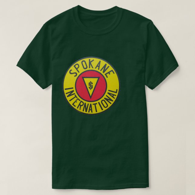 Vintage Spokane International Railroad T-Shirt (Design Front)