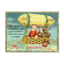 Vintage Spoof Christmas Funny Santa Reindeer