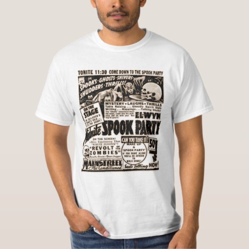 Vintage Spook Show Poster _ El Wyns Spook Party T_Shirt