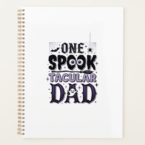 Vintage Spooktacular Dad Halloween Shirt Design_1 Planner