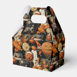 Vintage Spooky Halloween Favor Boxes