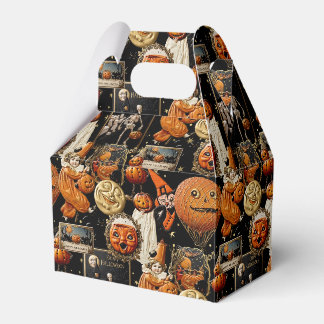 Vintage Spooky Halloween Favor Boxes
