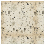 Vintage Spooky Halloween Seamless Pattern Fabric