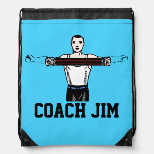 VINTAGE SPORT Coach Custom Drawstring Backpack