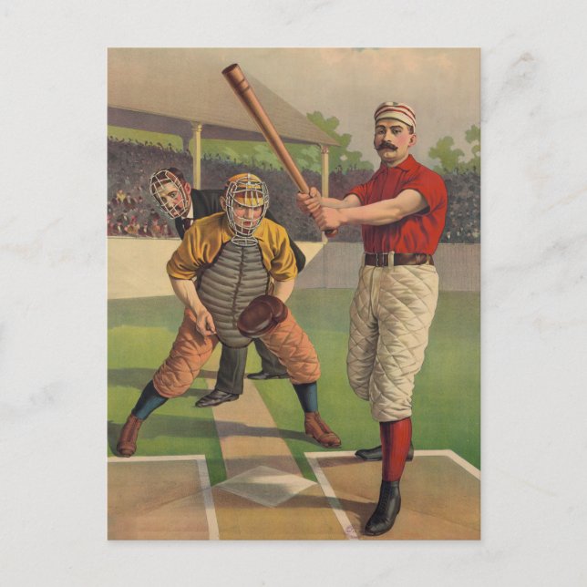 Vintage Sports Baseball Card Drawing (Front)