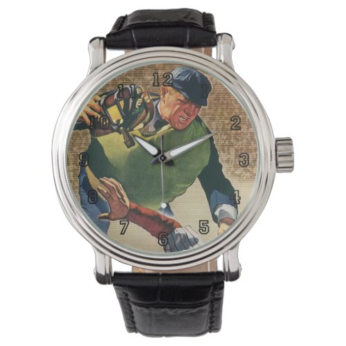 Vintage Sports Baseball Player the Umpire Watch