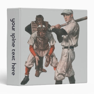 Vintage Sports Baseball Players 3 Ring Binder