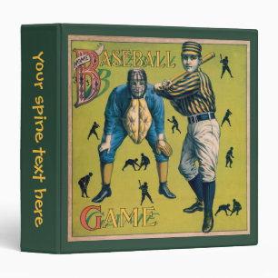 Vintage Sports Baseball Players at the Home Game Binder