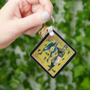 Vintage Sports Baseball Players at the Home Game Keychain