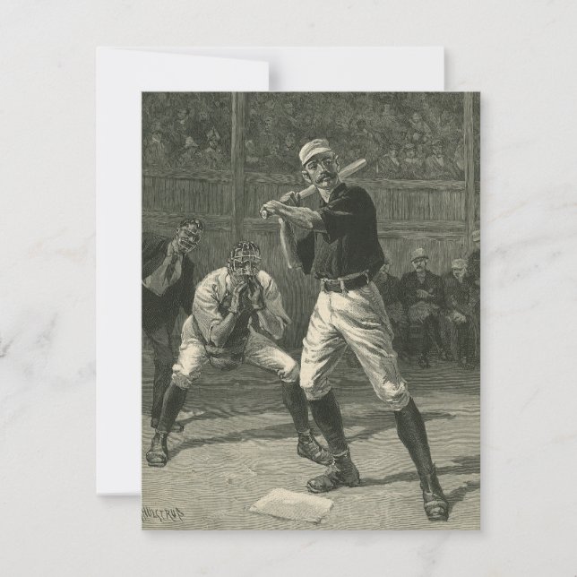 Vintage Sports, Baseball Players by Thulstrup (Front)