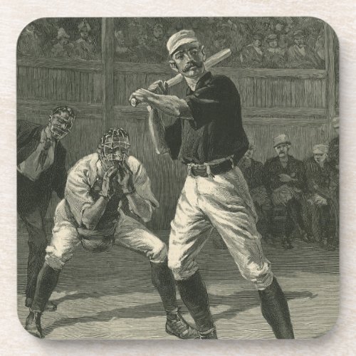 Vintage Sports Baseball Players by Thulstrup Coaster