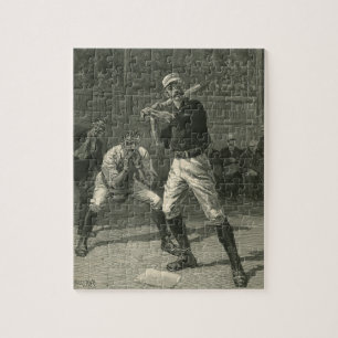 Vintage Sports, Baseball Players by Thulstrup Jigsaw Puzzle