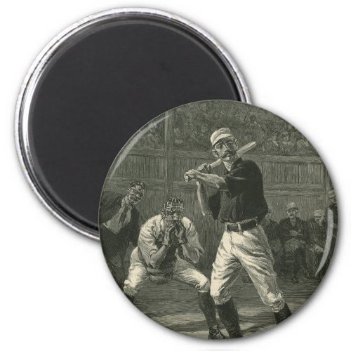 Vintage Sports Baseball Players by Thulstrup Magnet