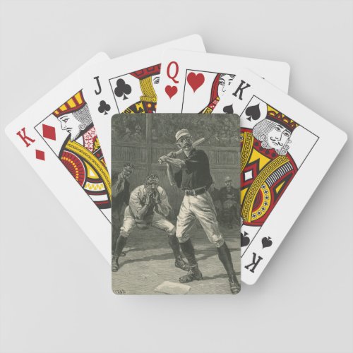 Vintage Sports Baseball Players by Thulstrup Poker Cards