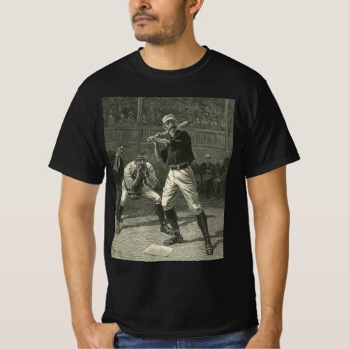 Vintage Sports Baseball Players by Thulstrup T_Shirt