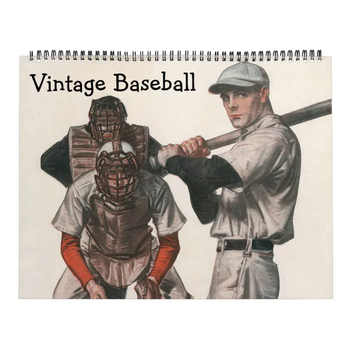 Vintage Baseball Calendar 2022